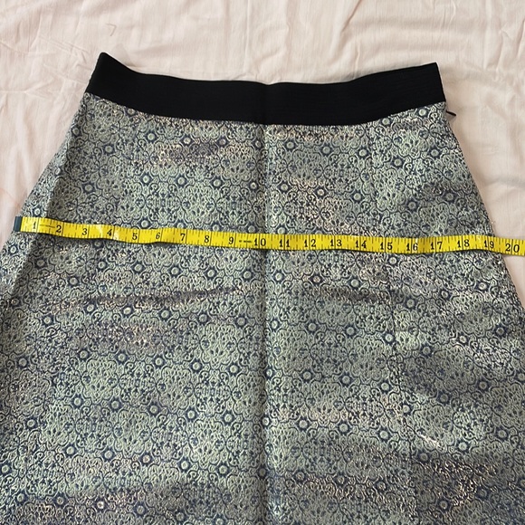Narciso Rodriguez for design nation brocade gold black skirt, size 4. EUC. - Picture 8 of 10